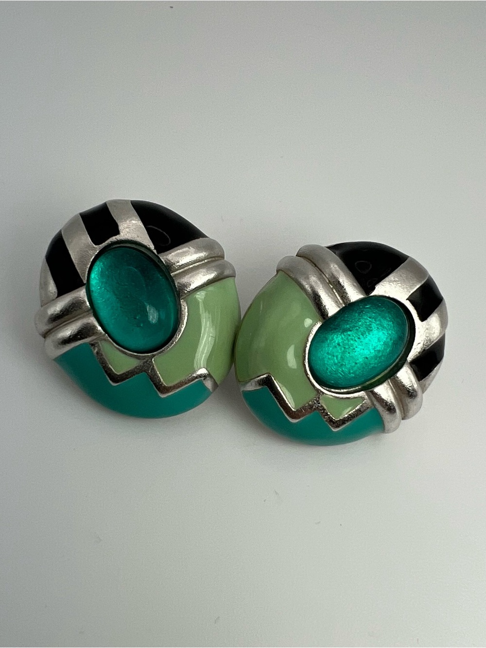 Monet mid-century classic car post earrings